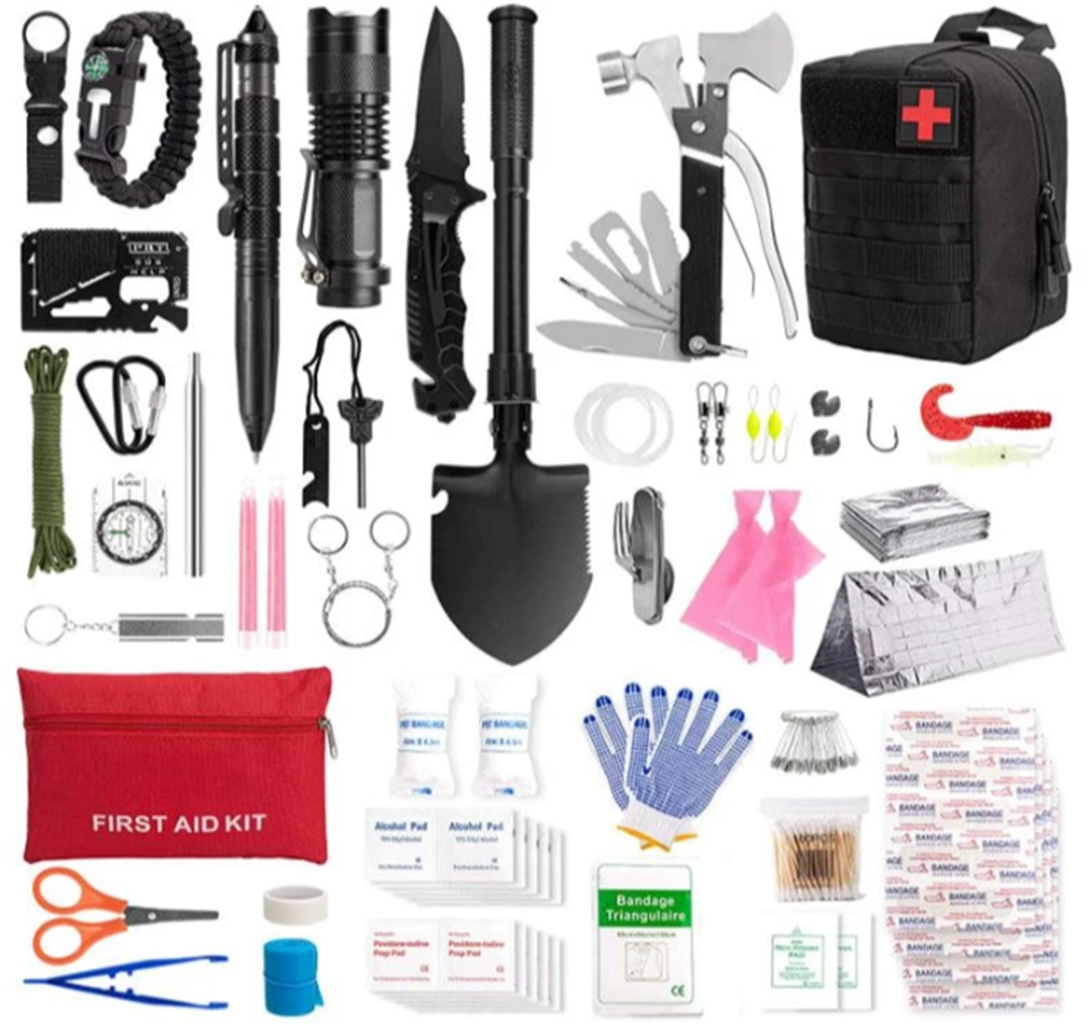 Picture of the FREE 232-piece EMERGENCY
SURVIVAL FIRST AID KIT!