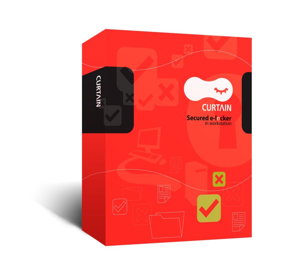 Curtain e-locker box