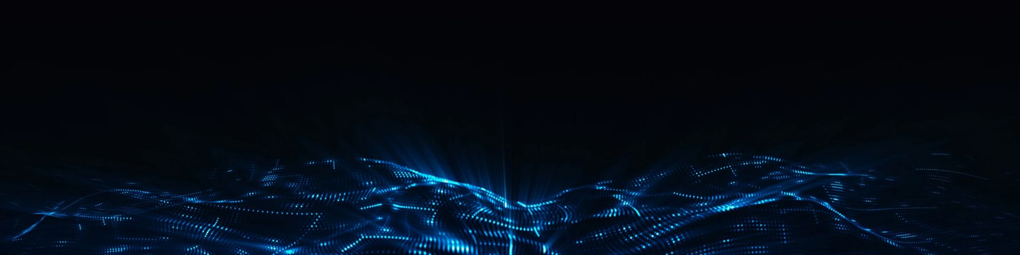 Blue wave of network background